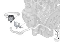 11518605322-AUXILIARY WATER PUMP BMW B46,B47,B48