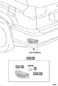 8191048031-LAMP ASSY-B/UP RH