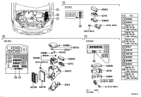 8266248121-COVER, RELAY BLOCK, UPPER, NO.3