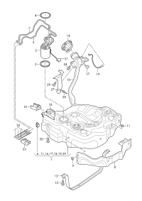 5Q0919050P-FUEL FEED UNIT/AUDI/VW