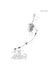 26214597-Knob assy, a/t lever