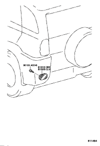 8191042010-REFLECTOR ASSY, REFLEX, RH/LH