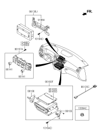 961303M800-MONITOR ASSY-AUDIO