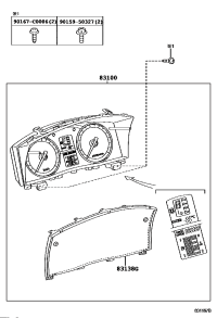 838000P022-METER ASSY, COMBINAT