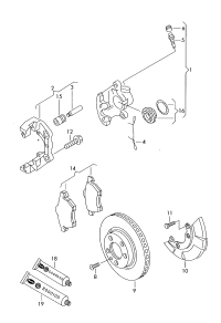 1J0615123D-Housing assy-caliper