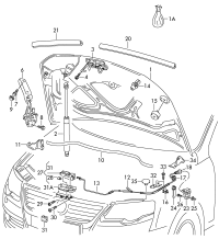 L3CD823359-GAS SPRING VW TIGUAN