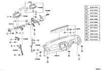 7396033070-AIR BAG ASSY, INSTRUMENT PANEL PASSENGER W/O DOOR