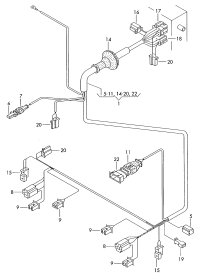 321971071GH-Harness, wire, front lh