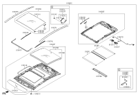 81600D100087-PANORAMA ROOF ASSY