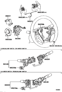 8465250190-SWITCH ASSY, WINDSHIELD WIPER