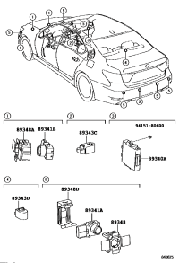 8934150060B6-SENSOR, ULTRASONIC, NO.2