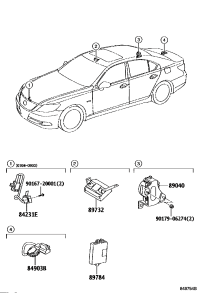 8904050030-SIREN ASSY, THEFT WARNING