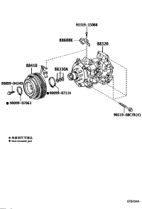8832028430-COMPRESSOR ASSY