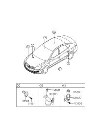 96630T9000-HORN ASSY-BURGLAR ALARM