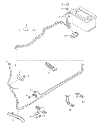 L4GD971225E-WIRING HARNESS-BATTERY POSITIV