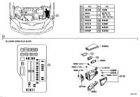 826620T091-COVER, RELAY BLOCK, UPPER, NO.1