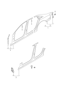 L8WD810075-Frame, quarter panel