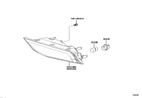 8151160600-LENS, FRONT TURN SIGNAL LAMP, RH