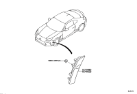 SU00308732-LAMP ASSY, SIDE TURN SIGNAL, RH/LH