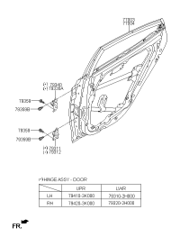 770043X001-PANEL ASSY-RR DR RH
