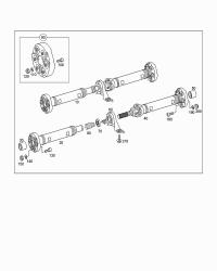 2114100081-BEARING BRACKET/RR/W204