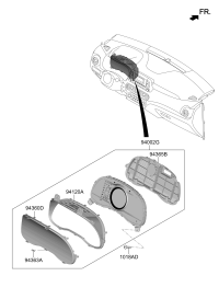 94003CY000-METER-COMBINATION