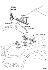 8521148120-ARM, FR WIPER, RH