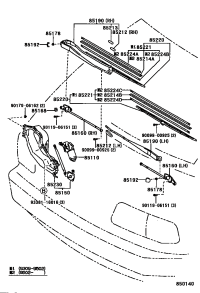 8515028070-LINK ASSY, WINDSHIELD WIPER