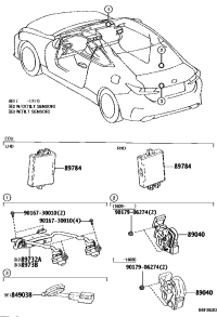 8904024040-SIREN ASSY, THEFT WARNING