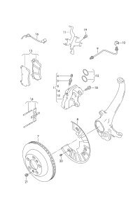 7L6615302N-BRAKE DISC FRT-C(W203)