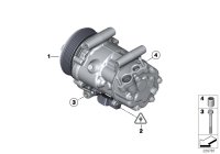 64529223392-COMPRESSOR-A/C-BMW E90/ E87