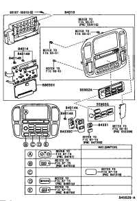 8433260220-COVER, HAZARD WARNING SIGNAL SWITCH