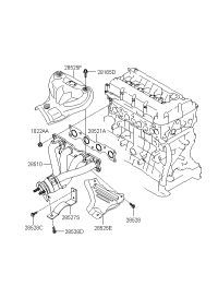 285112G010-MANIFOLD ASSY-EXHAUST