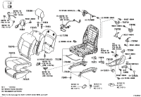 7181260280C0-SHIELD, FRONT SEAT CUSHION, LH