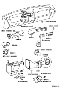 5508395J02-DUCT SUB-ASSY, FRONT VENTILATOR