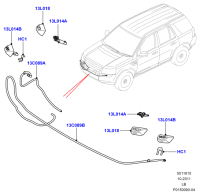 LR068286-LID F / O LH / CAP - POWERWASH JET