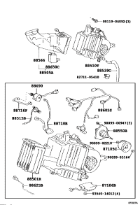 8710514020-FAN SUB-ASSY, BLOWER, REAR