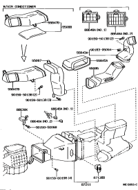 5508760030-DUCT SUB-ASSY, HEATER TO REGISTER, NO.4