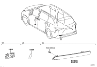 8191008050-REFLECTOR ASSY, REFLEX, RH/LH