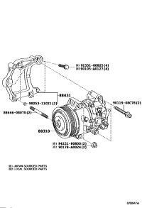 883100R014-COMPRESSOR ASSY, W/PULLEY