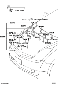 8538147050-NOZZLE, FR WASHER