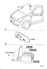 8794568010C1-COVER OUTER MIRROR