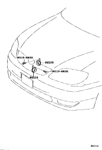 8651033170-HORN ASSY, HIGH PITCHED