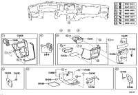 5540508040-PANEL SUB-ASSY, INSTRUMENT CLUSTER FINISH, CENTER