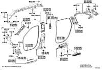 624700E240C0-GARNISH ASSY, ROOF SIDE, INNER RH