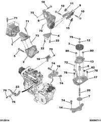 9801239180-ENGINE MOUNTING