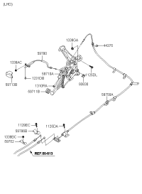 597101D100-PEDAL ASSY-PARKING BRAKE