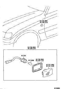 8173060111-LAMP ASSY, SIDE TURN SIGNAL, LH