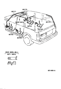 8215360061-WIRE, REAR DOOR, NO.2