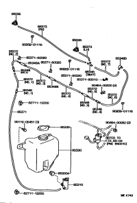 8538260010-NOZZLE, FR WASHER